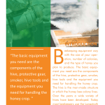Beekeeping Equipment and Bee Handling Safety pg 1