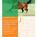 Evaluating and Judging Horses pg 1